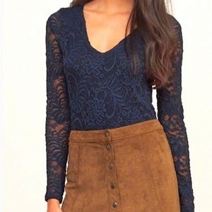A&F lace top